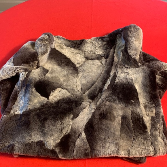 Crop shearling jacket New - Picture 2 of 3